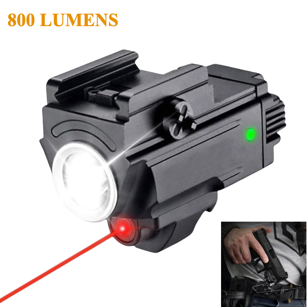 Timing Light Gun - 800 루멘 전술 LED 손전등 콤보
