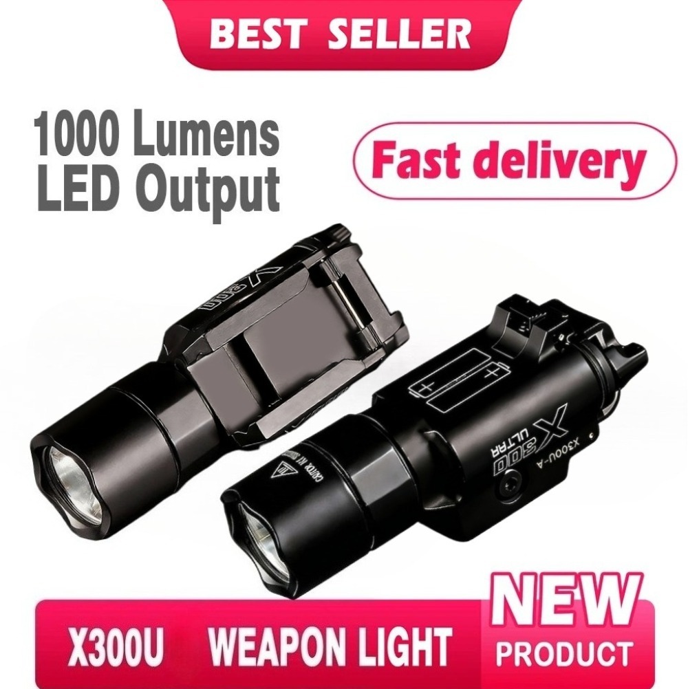 Timing Light Gun - 1000 루멘 전술 LED 손전등 화이트