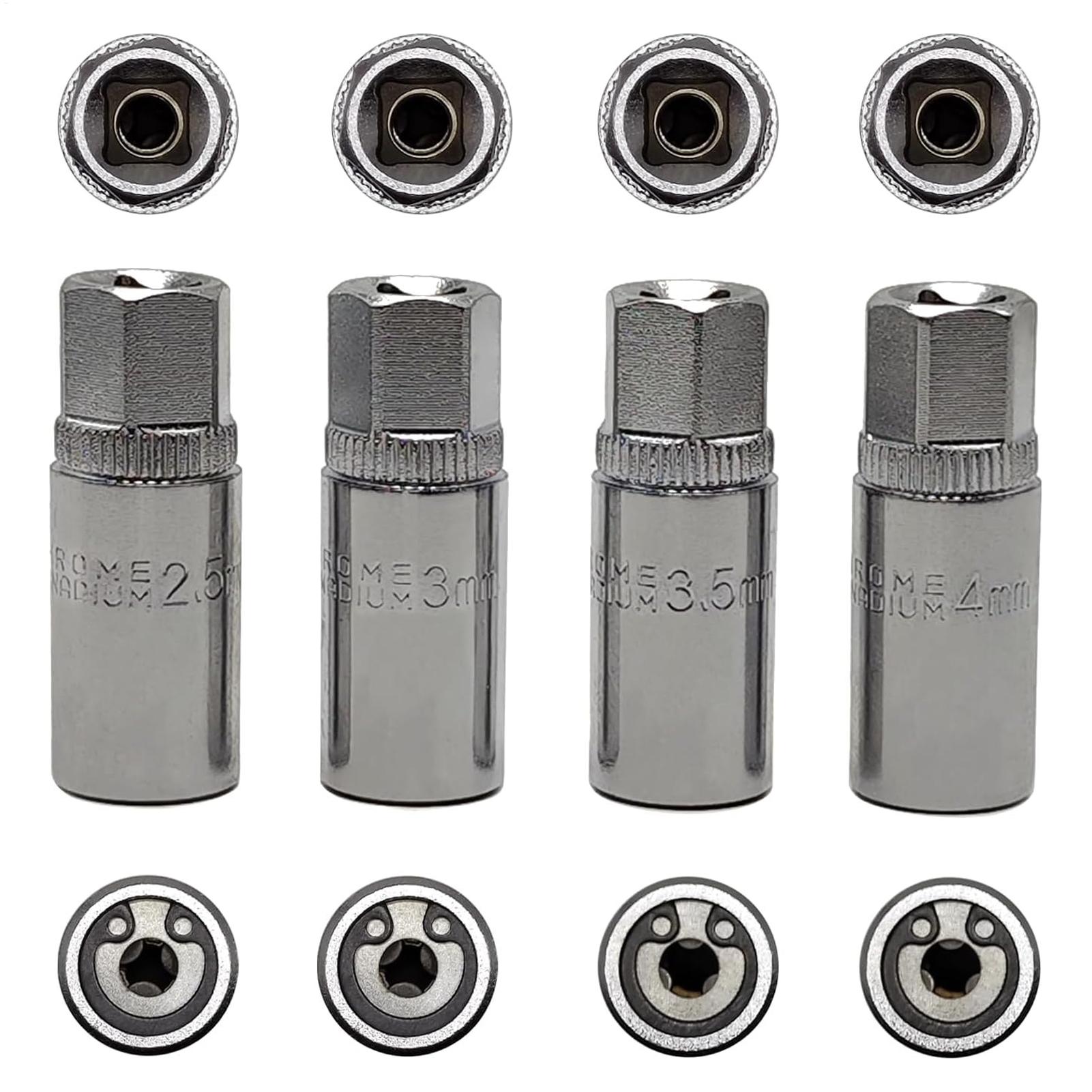 추출기 세트 4개 1/4인치 범용 멀티 스플라인 풀러  - Socket Set 리뷰 및 가격