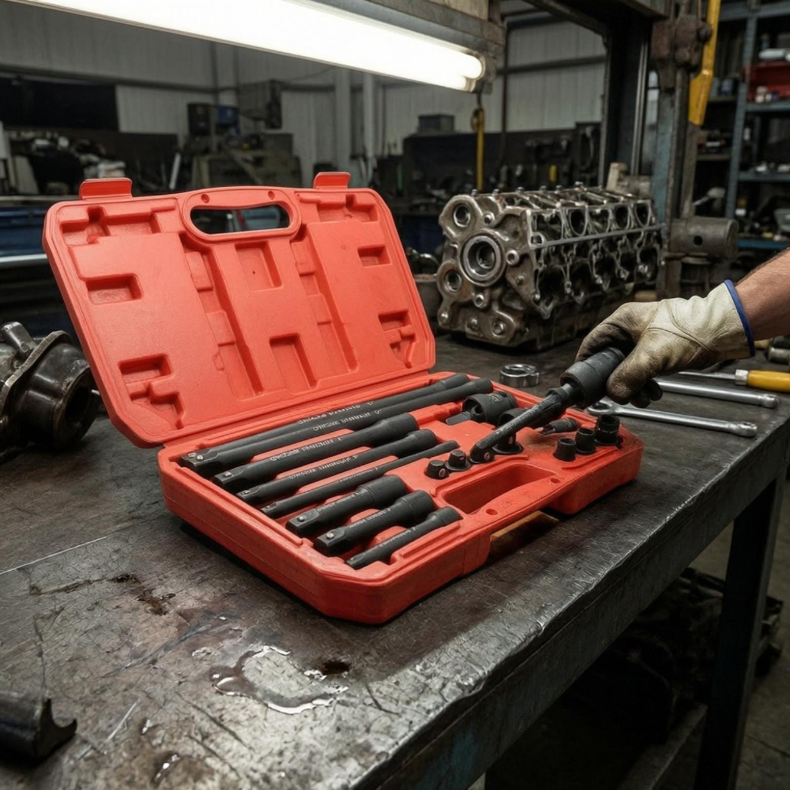 임팩트 렌치 키트 18종 연장봉, 유니버셜 조인트 어댑 - Automotive Tools 리뷰 및 가격