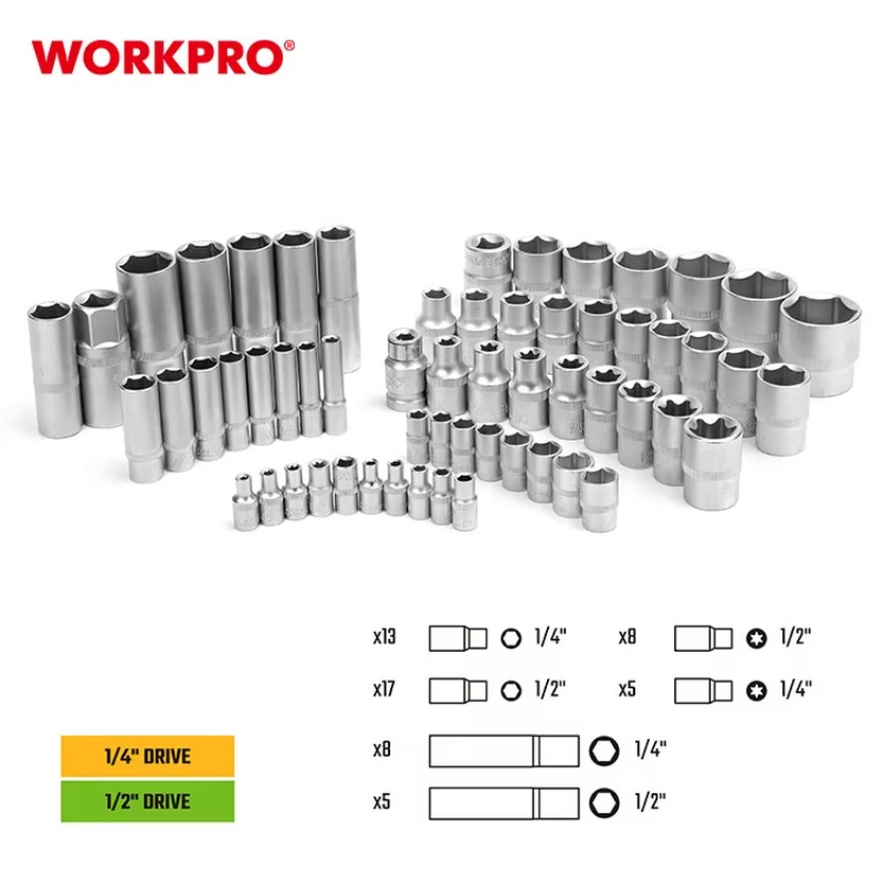 전문가용 108pcs 1/2인치 1/4인치 드라이버 소 - Socket Set 리뷰 및 가격