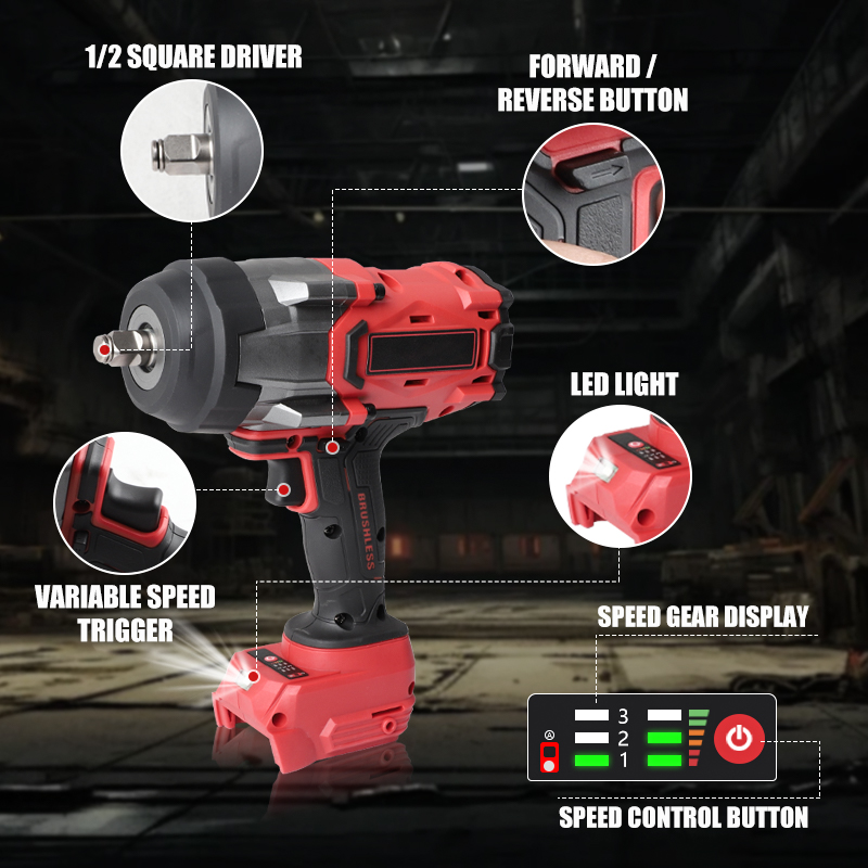 밀워키 18V 배터리용 1/2인치 무선 임팩트 렌치 1 - Torque Wrench 리뷰 및 가격